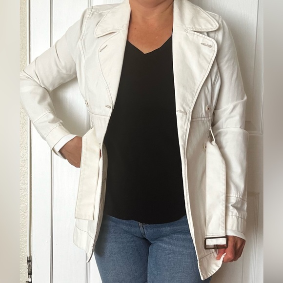 Free People Women’s White Ivory Jacket Shirt Shacket Long Sleeve Size 4 - Picture 1 of 4